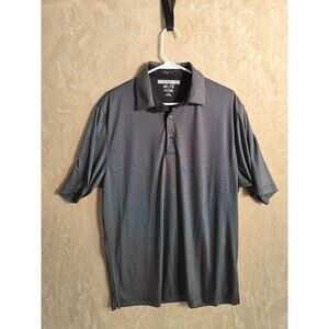 Greg Norman ML75 Golf Polo Men’s Large Gray PlayDry Short‎ Sleeve. 414